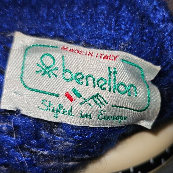Vintage Benetton Cardigan Made in Italy‎ See Measurements - Picture 2 of 3
